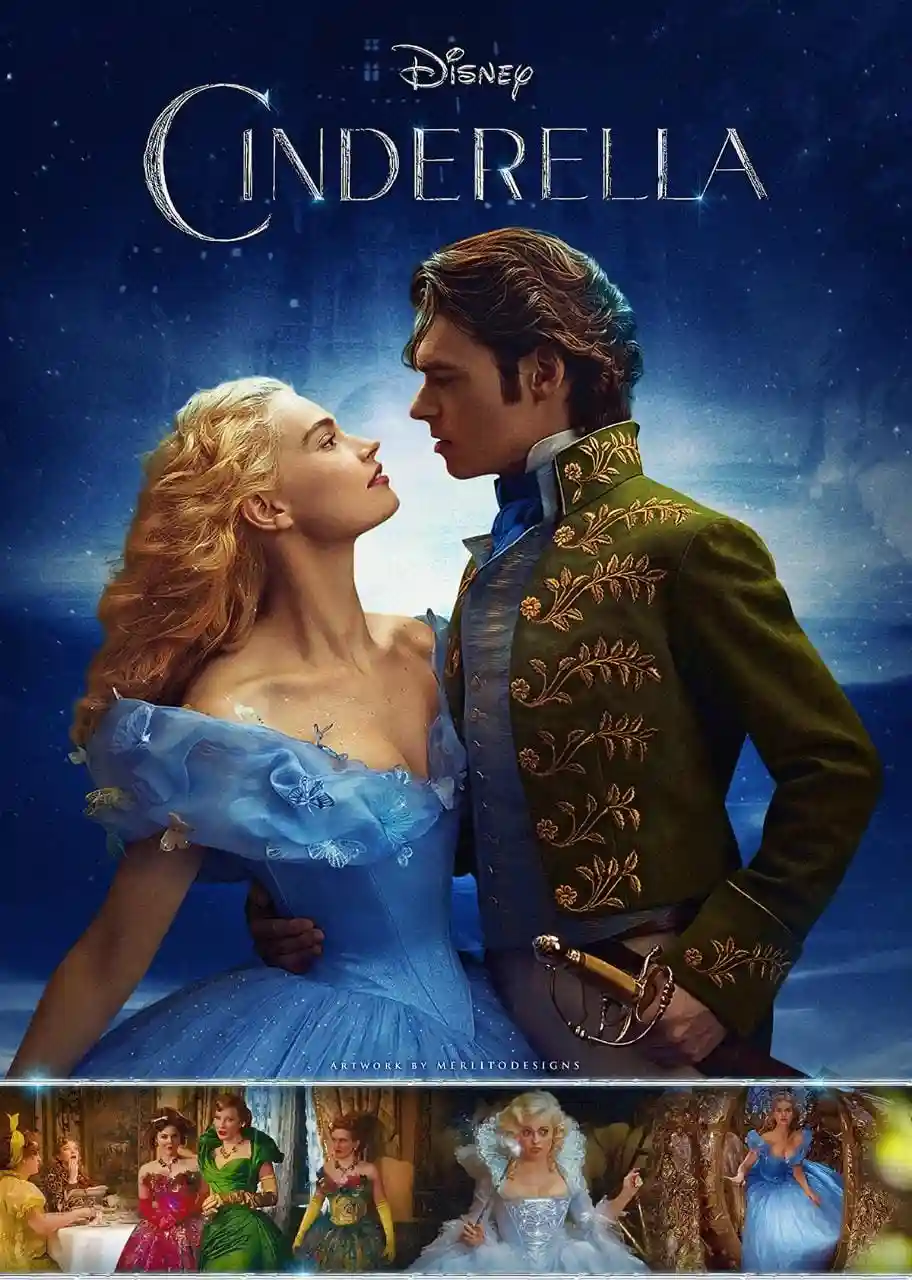 Cinderella 2015 Dual Audio Hindi English Full Movie Bluray ESub filmywap