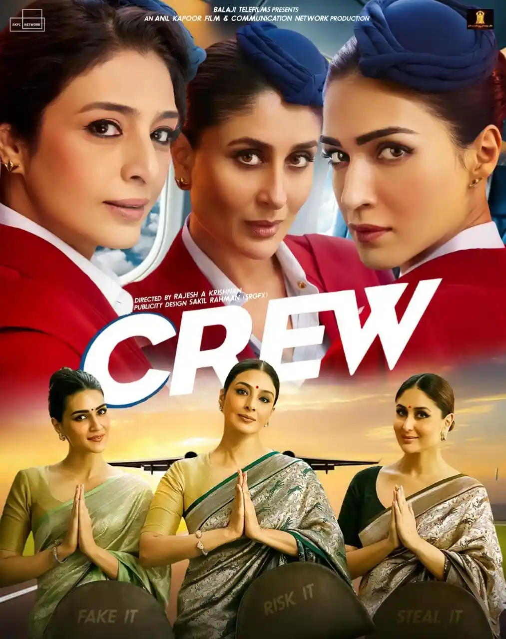 Crew 2024 Bollywood Hindi Movie HD ESub filmywap