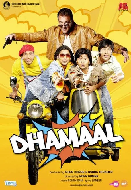 Dhamaal 2007 Bollywood Hindi Full Movie HEVC 480p 720p 1080p filmywap