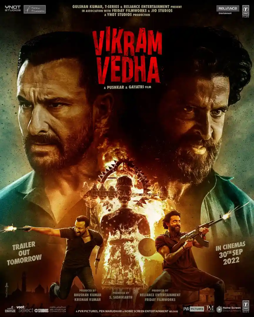Vikram Vedha 2022 Bollywood Hindi Full Movie HD ESub filmywap