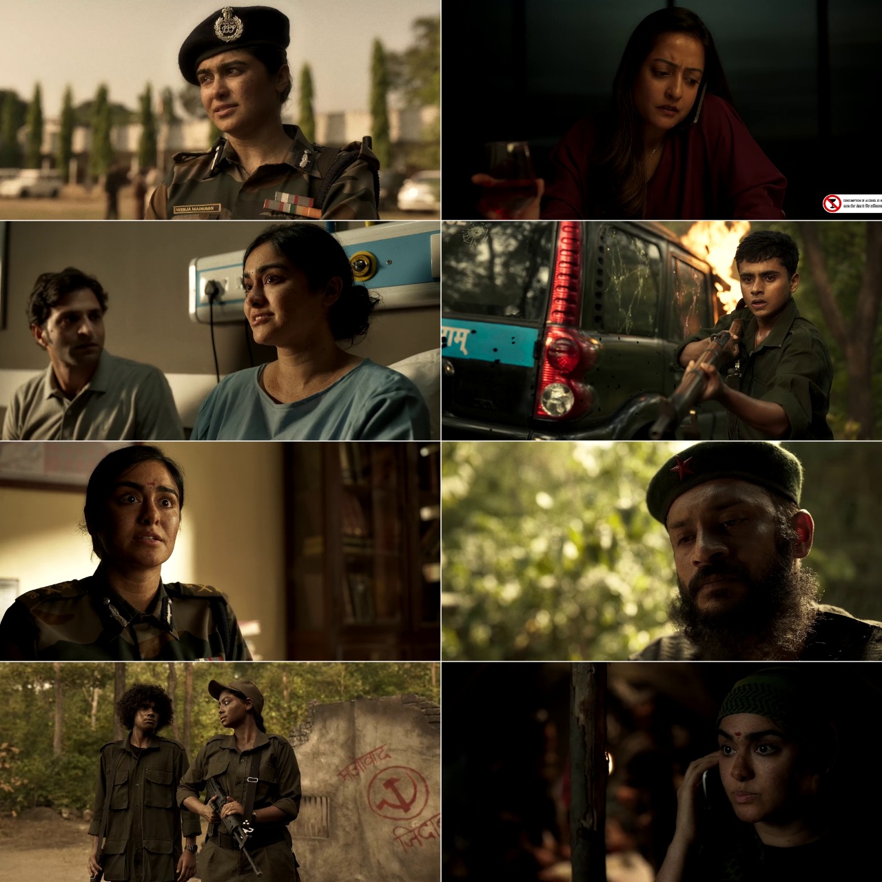 Bastar The Naxal Story 2024 Hindi Telugu Dual Audio UnCut Movie HD ESub filmywap screenshot