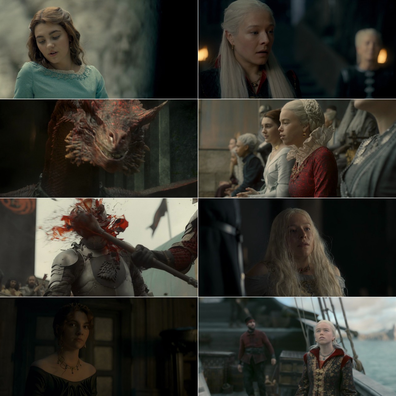 House of the Dragon S1 2022 Hindi English Dual Audio Completed Web Series HEVC ESub filmywap screenshot