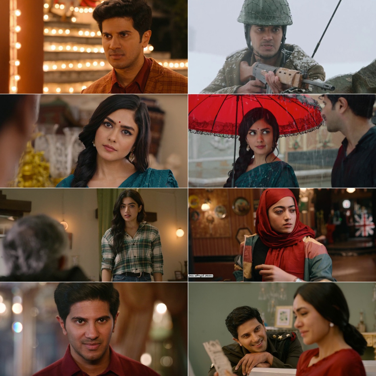 Sita Ramam 2022 Hindi Telugu Dual Audio UnCut Movie HD ESub filmywap screenshot