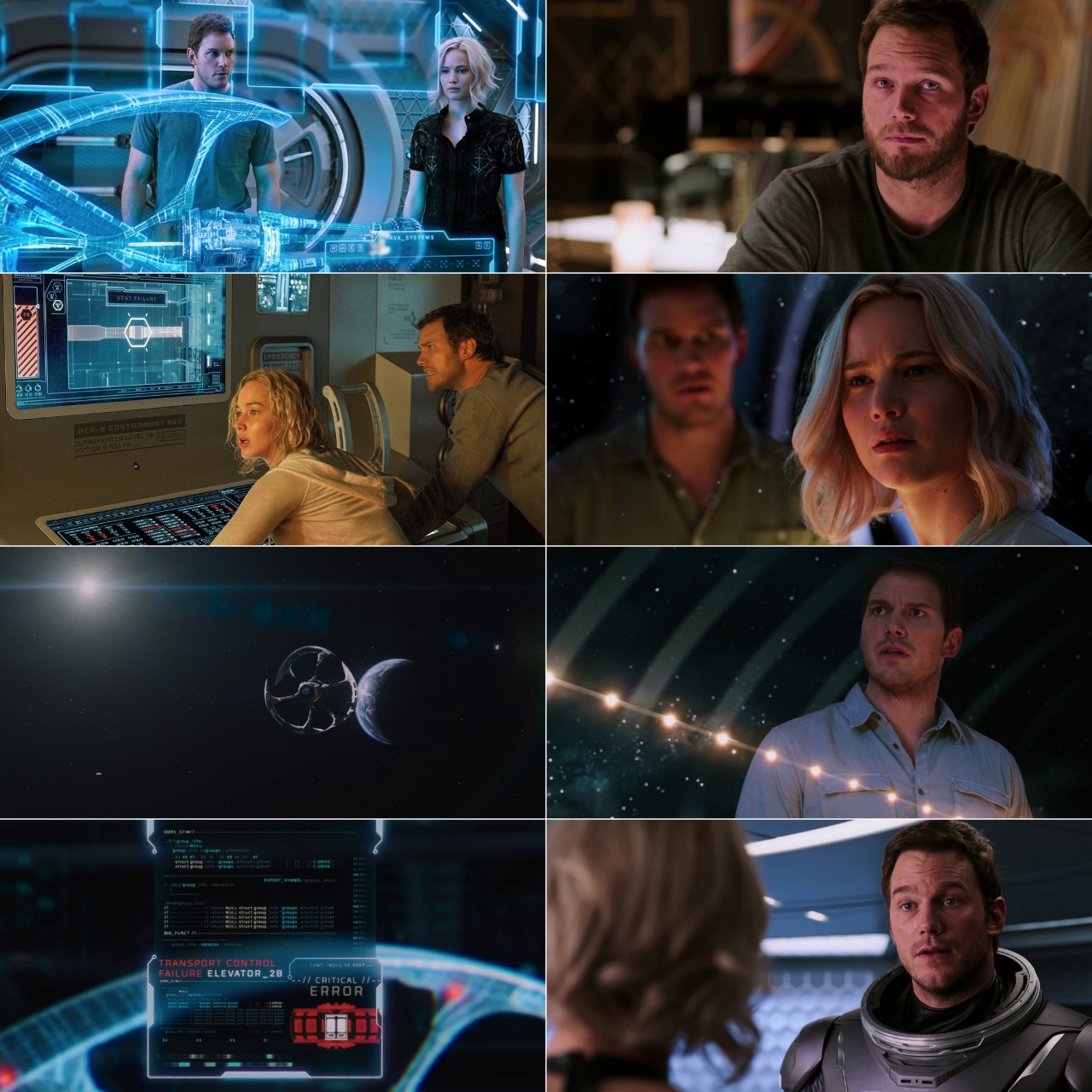 Passengers 2016 Hindi English Dual Audio Movie BluRay HD ESub filmywap screenshot