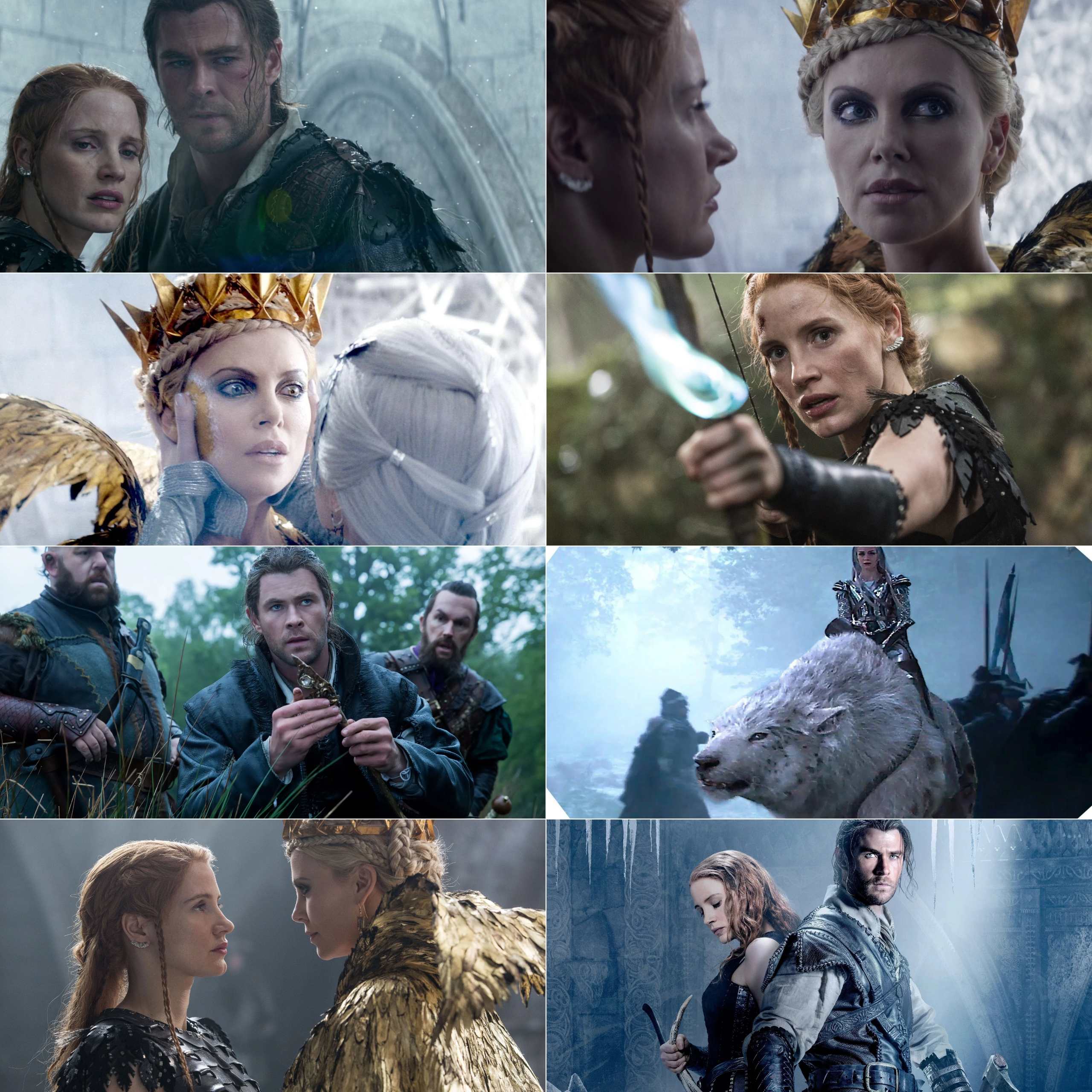 The Huntsman Winters War 2016 Hindi English Dual Audio Hollywood Movie BluRay HD ESub filmywap screenshot