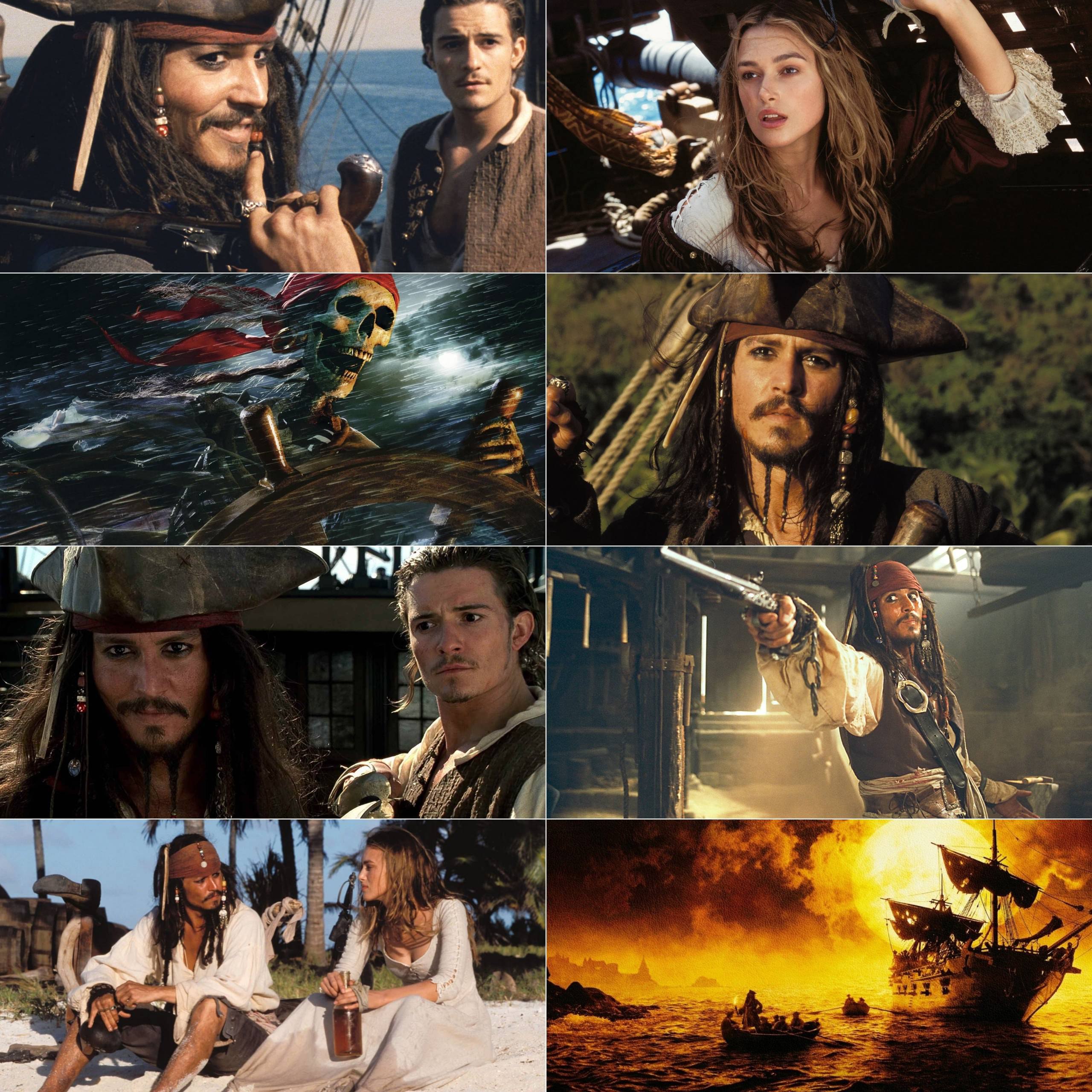 Pirates of the Caribbean The Curse of the Black Pearl 2003 Hindi English Dual Audio Movie BluRay HD ESub filmywap screenshot