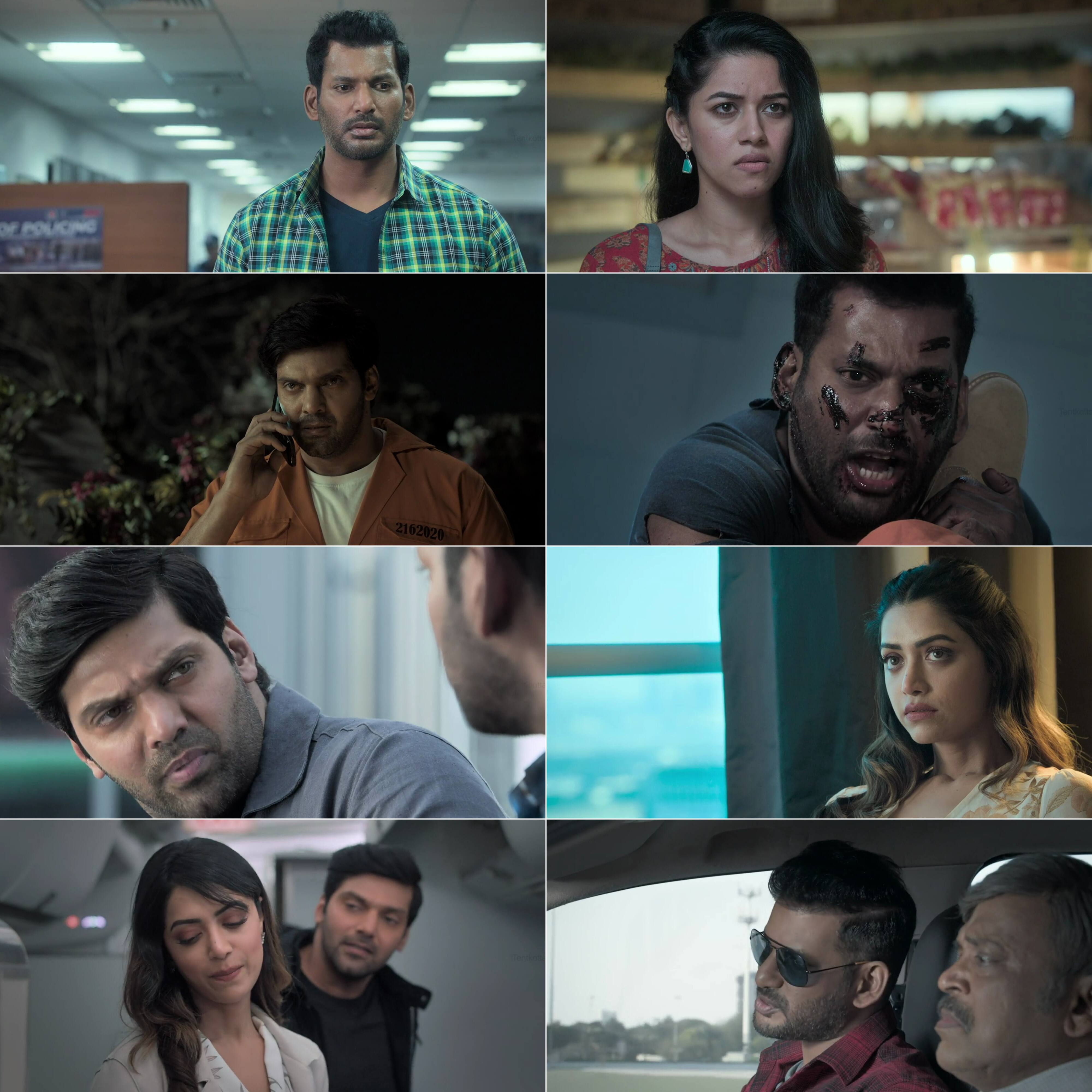 Enemy 2021 Hindi Tamil Dual Audio UnCut South Movie HD ESub filmywap screenshot