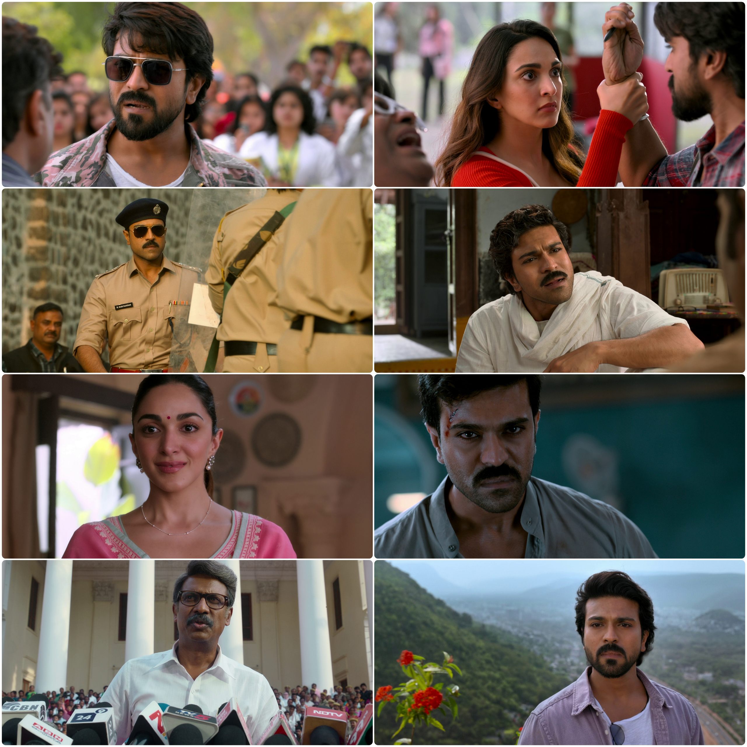 Game Changer 2025 Hindi Telugu Dual Audio UnCut South Movie HD ESub filmywap screenshot