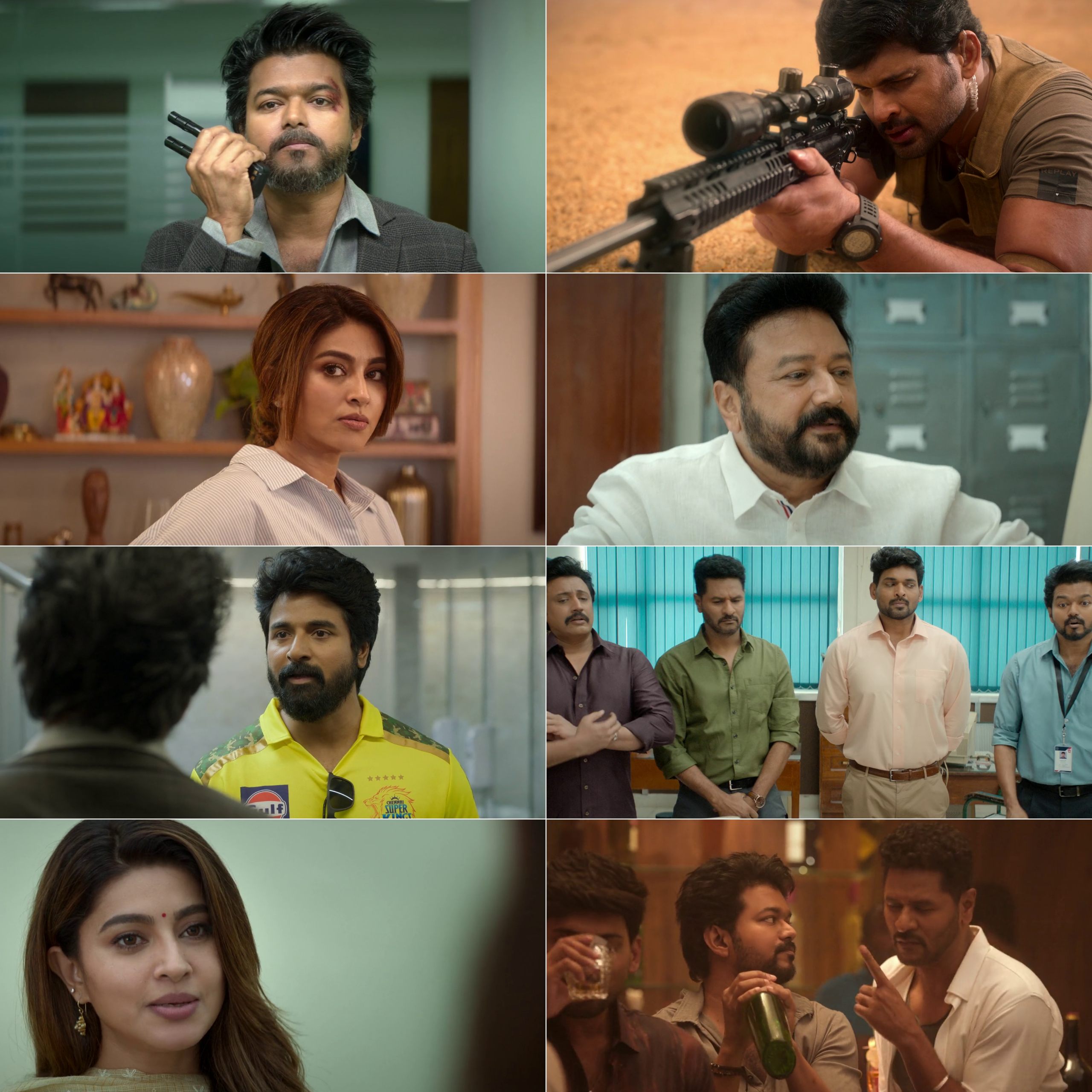 The Greatest of All Time 2024 Hindi Tamil Dual Audio UnCut Movie HD ESub filmywap screenshot