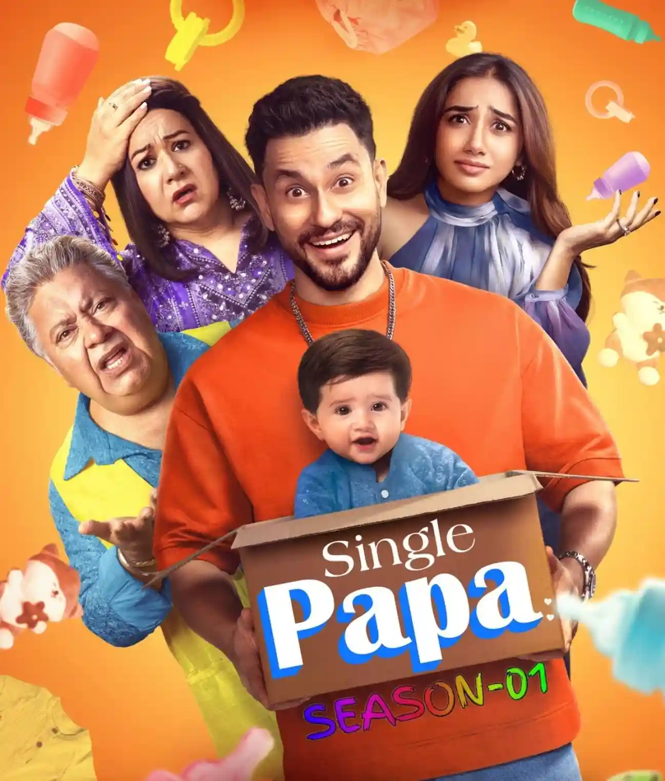 Single Papa S01 2025 Hindi Completed Web Series HEVC ESub filmywap