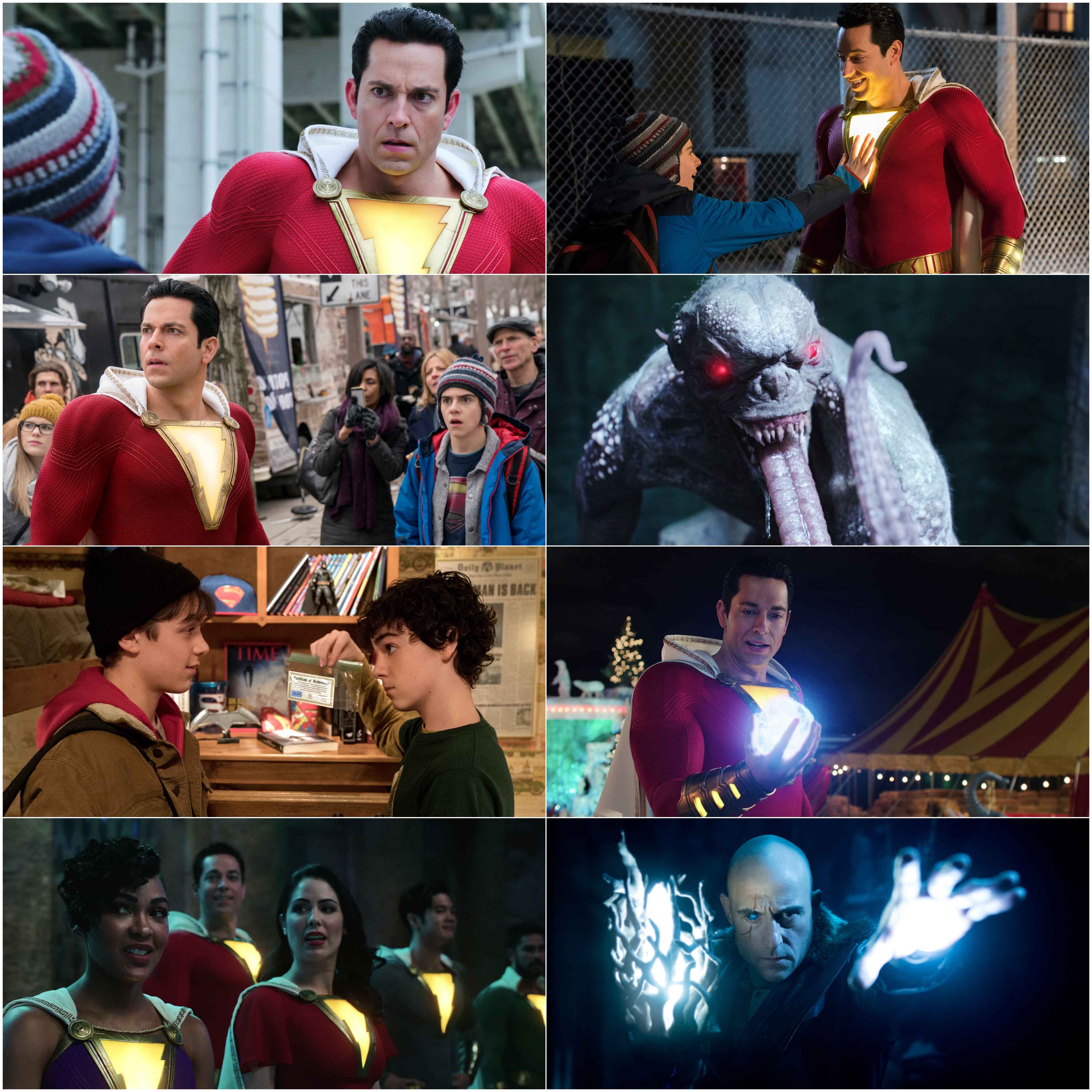 Shazam 2019 Hindi English Dual Audio Hollywood Movie BluRay HD ESub filmywap screenshot