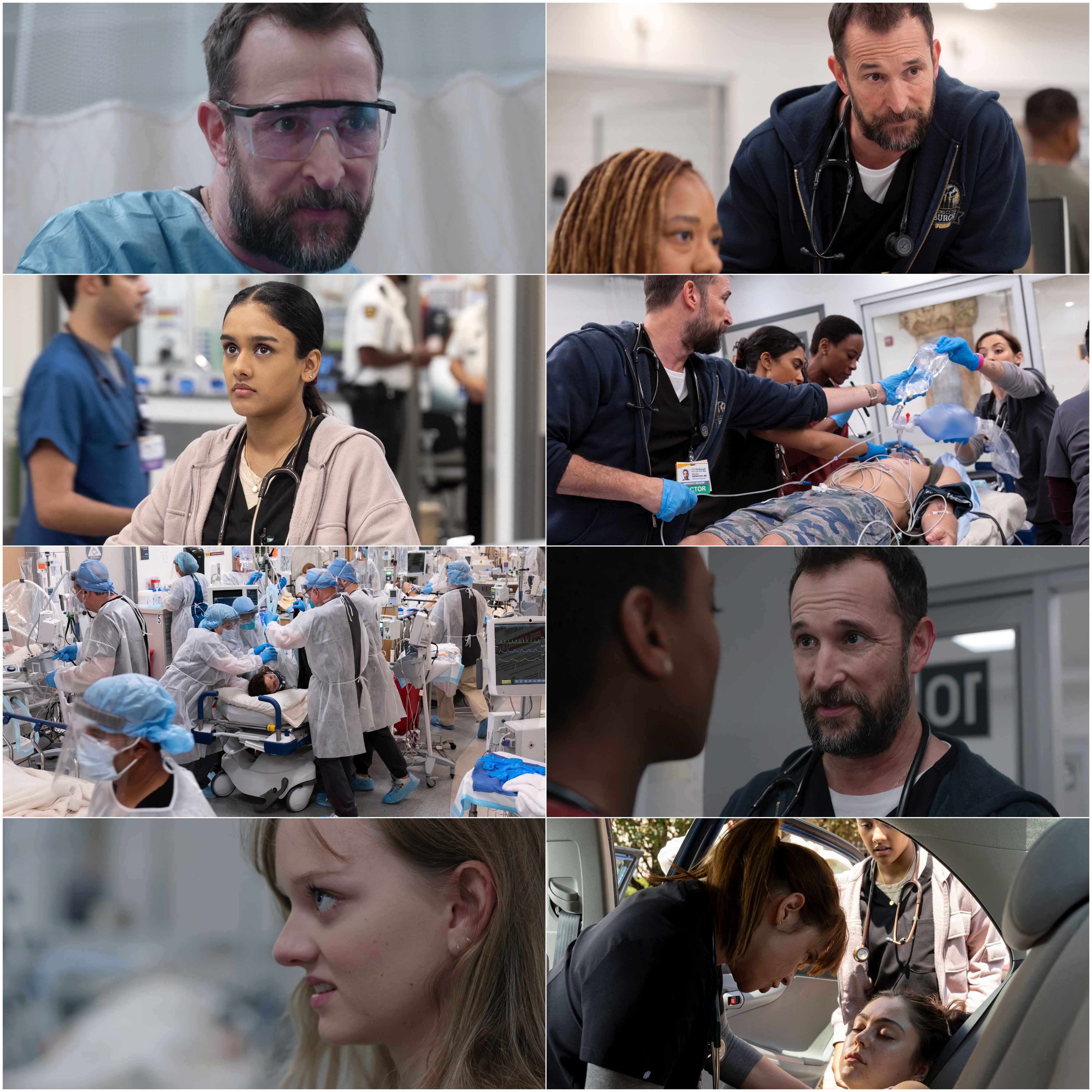 The Pitt S01 2025 Hindi English Dual Audio Completed Web Series HEVC ESub filmywap screenshot