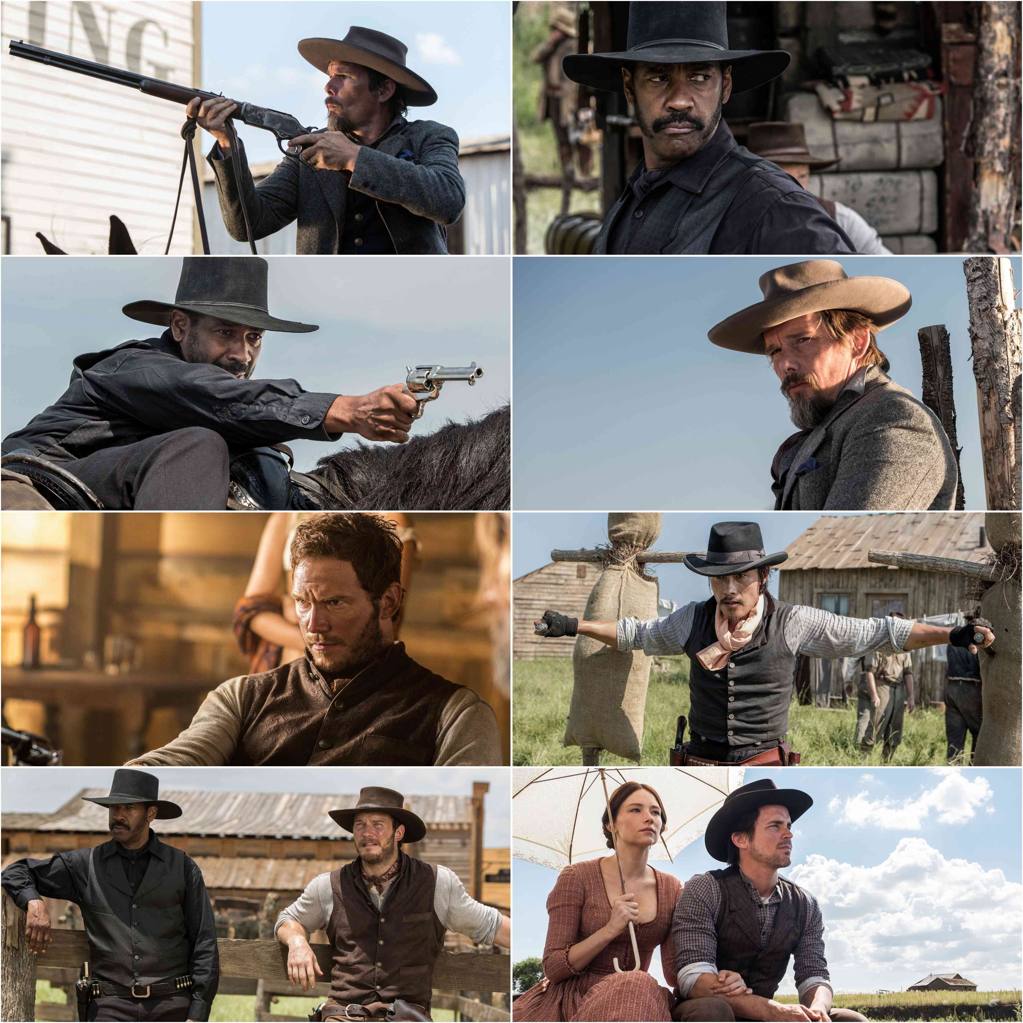 The Magnificent Seven 2016 Hindi English Dual Audio Hollywood Movie BluRay HD ESub filmywap screenshot